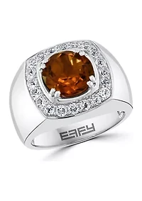  4.24 ct. t.w. Mixed Semi Precious Gemstone Ring in Sterling Silver