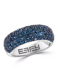 Sterling Silver London Blue Topaz Ring