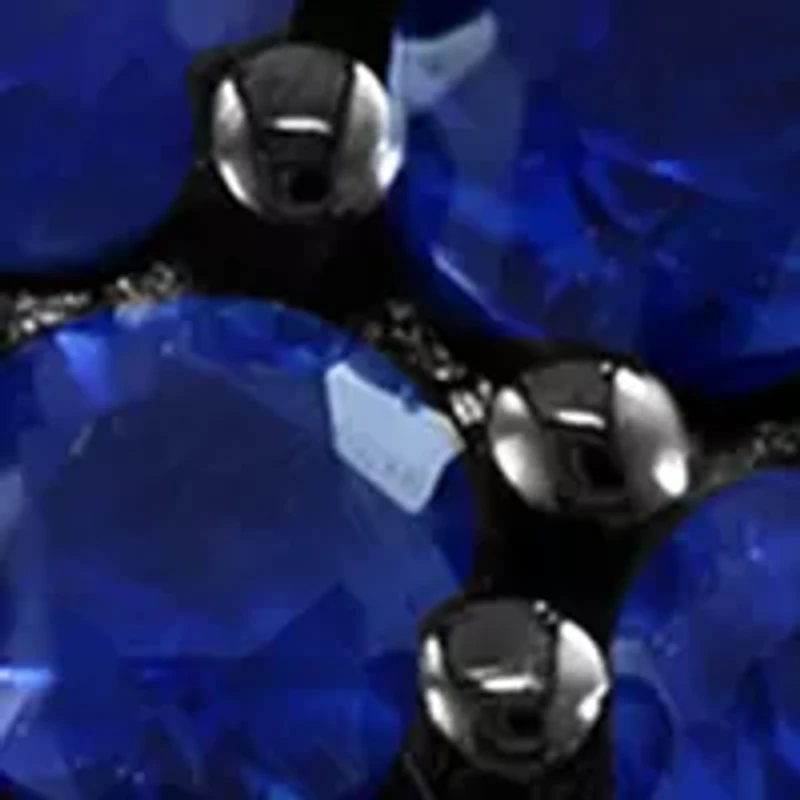 Men's Sapphire Ring in Sterling Silver