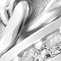 Men's White Topaz Ring in Sterling Silver