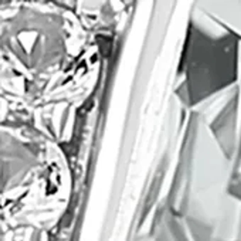 Men's White Topaz Ring in Sterling Silver 