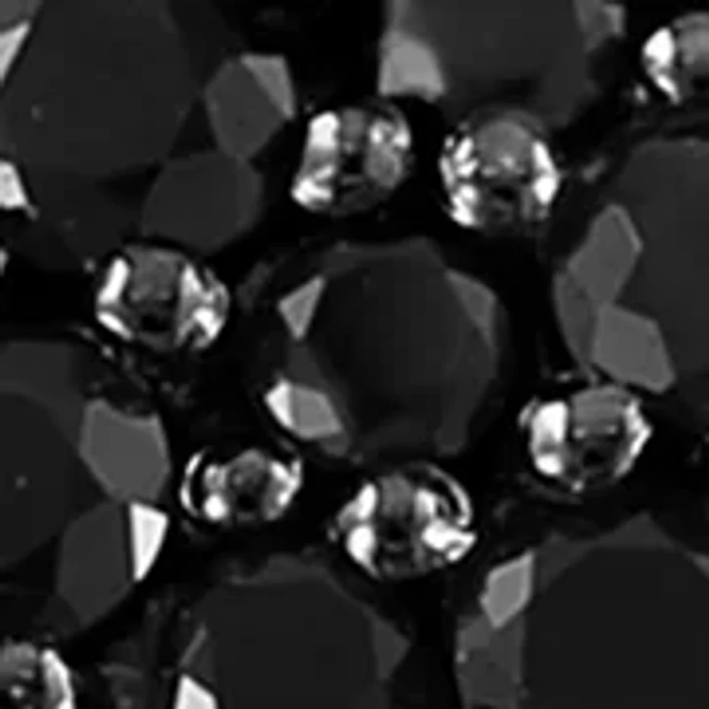 Men's White Sapphire, Black Spinel Ring in Gold Over Sterling Silver