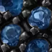 Men's Blue Topaz Ring in Sterling Silver