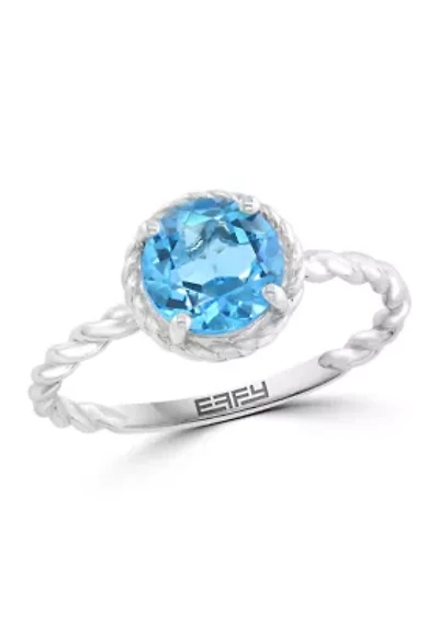 Topaz Ring in Sterling Silver