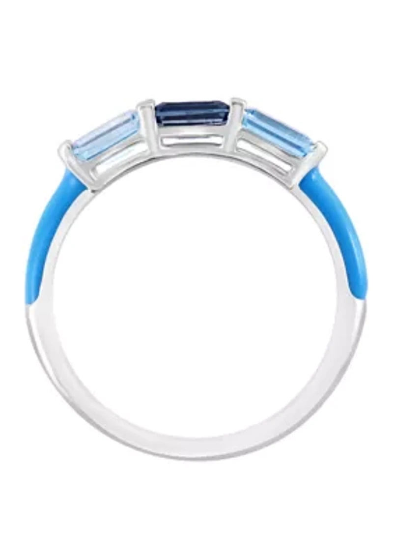 Topaz Ring in Sterling Silver