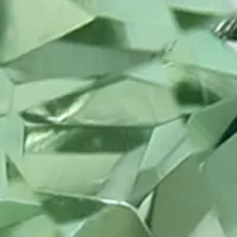 Green Cable Amethyst Ring in Sterling Silver