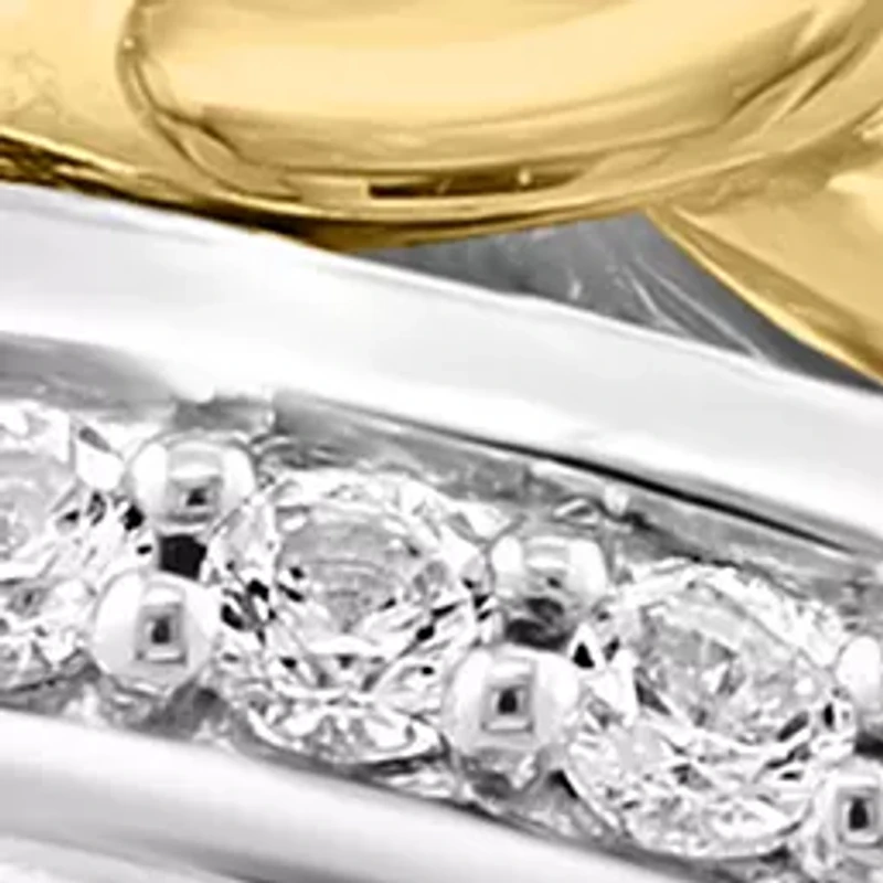 Men's White Sapphire Ring in Gold Over Sterling Silver