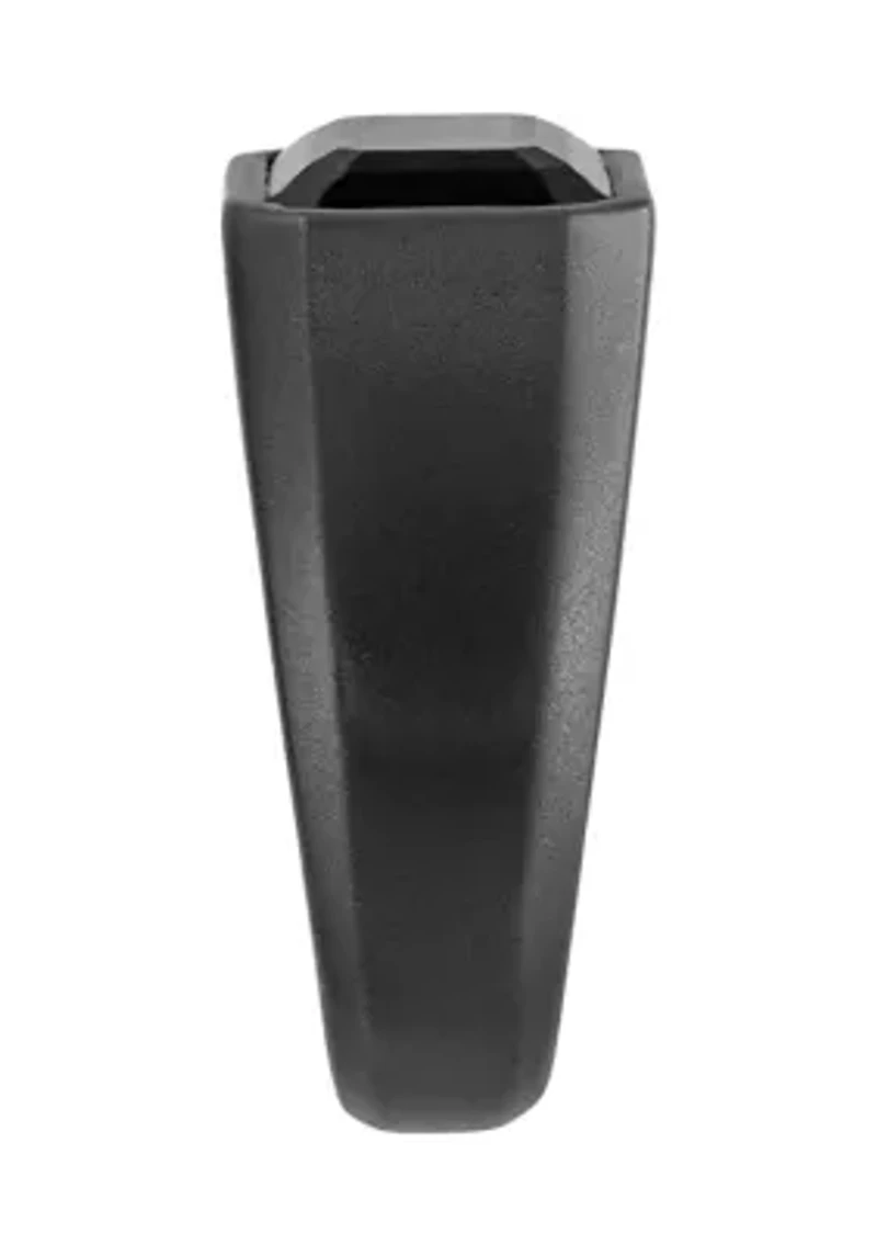 Men's Sterling Silver Black Rhodium Onyx Ring 