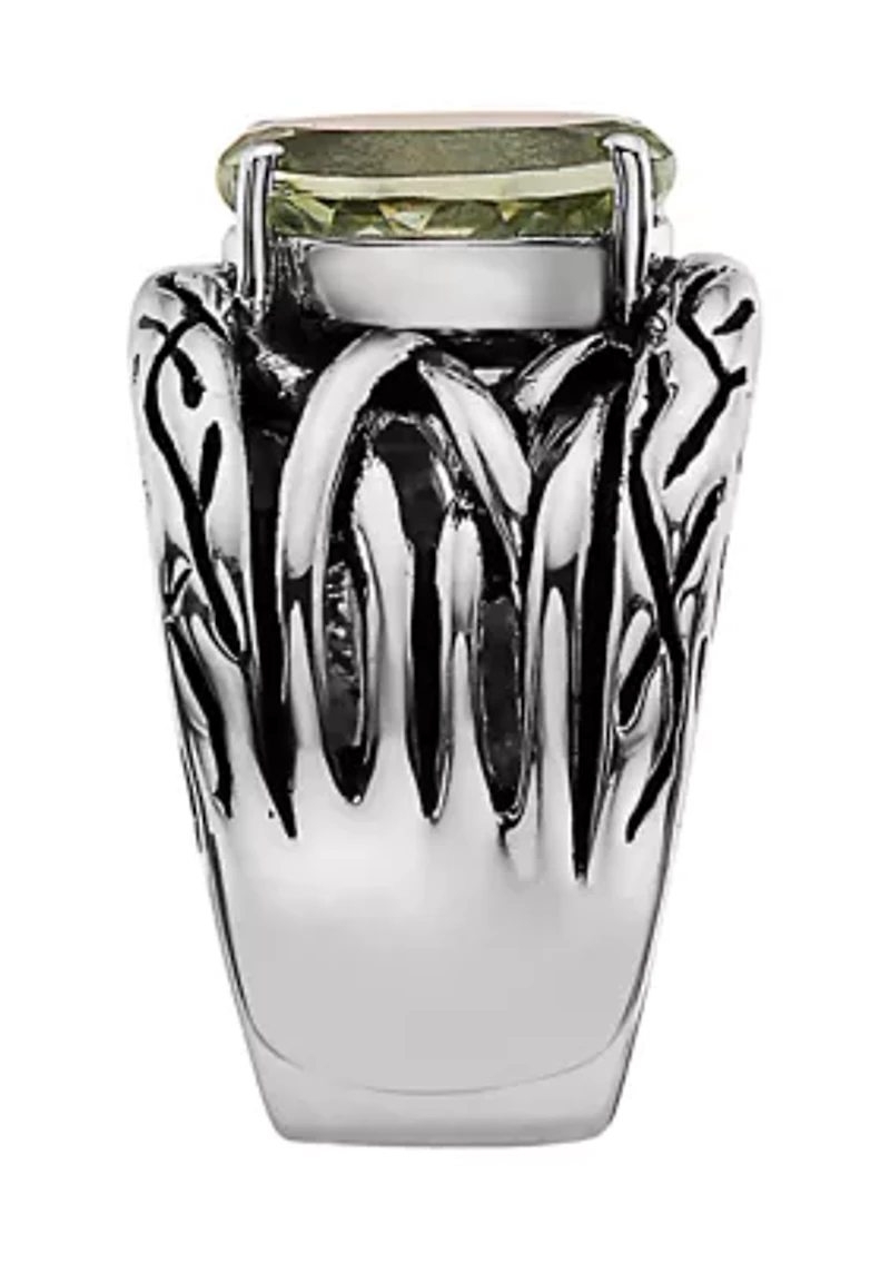 Amethyst Ring in Sterling Silver