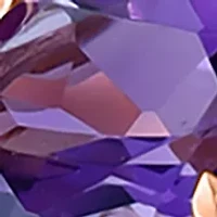 Amethyst, London Blue Topaz, Rhodolite Ring in 14K Rose Gold