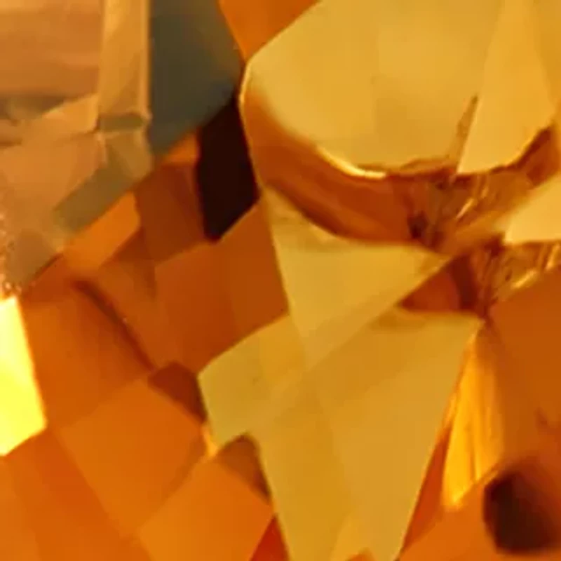 1/8 ct. t.w. Diamond, 3.15 Citrine Ring 14K Yellow Gold