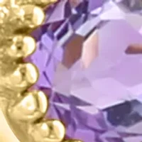 1.35 ct. t.w. Amethyst, Blue Topaz, London Blue Topaz Ring in 14K Yellow Gold