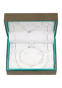 Sterling Silver Freshwater Pearl Set