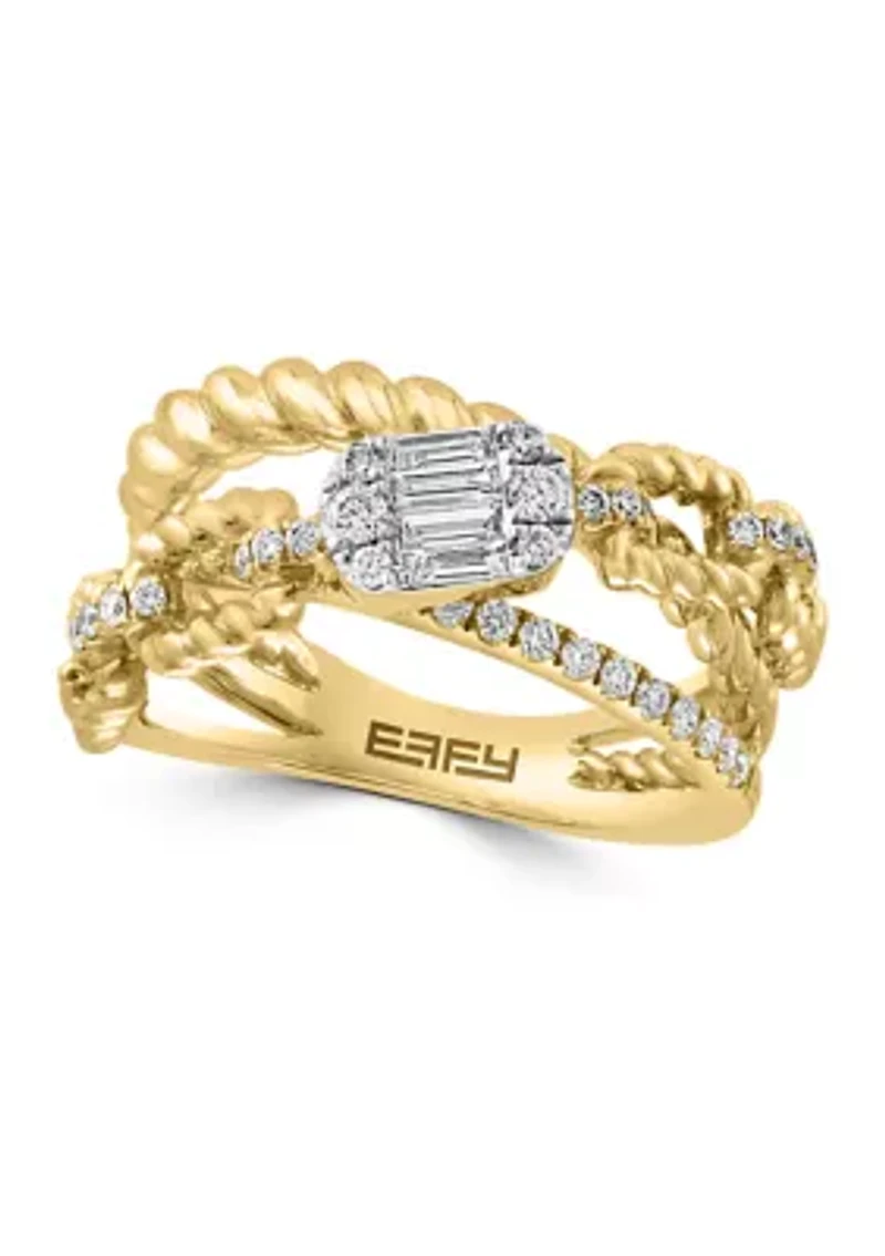 1/2 ct. t.w. Diamond Ring in 14K Yellow Gold