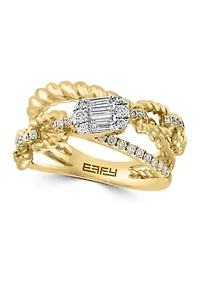 1/2 ct. t.w. Diamond Ring in 14K Yellow Gold 