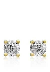 1/2 ct. t.w. Classic Diamond Stud Earrings in 14K yellow Gold