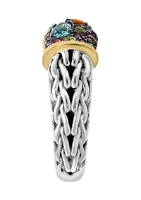Sterling Silver/14K Yellow Gold Multi Ring 