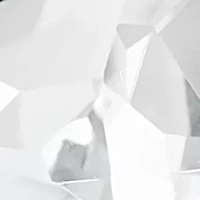 Diamond and White Topaz Pear Ring in 14K White Gold