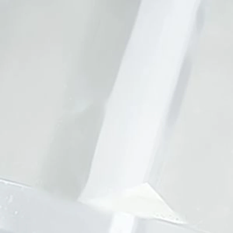 Diamond and White Topaz Emerald Cut Ring in 14K White Gold