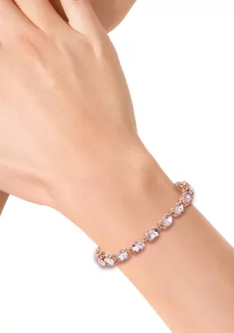 Morganite Strand Bracelet in 14K Rose Gold