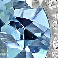 1.5 ct. t.w. Aquamarine, 1/4 ct. t.w. Diamond Earrings in 14K White Gold
