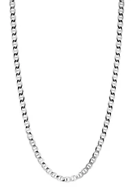 24'' Sterling Silver Chain Necklace