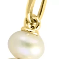 Freshwater Pearl Chain Necklace in 14K Yellow Gold