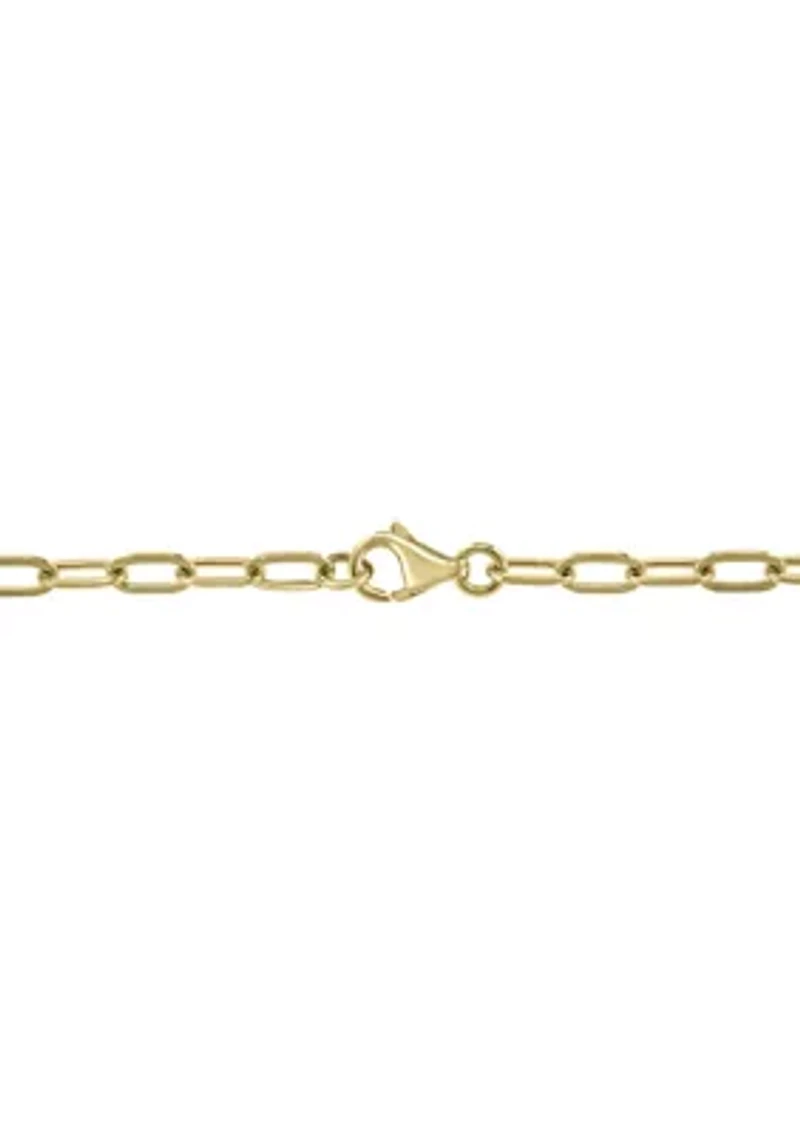 Freshwater Pearl Chain Necklace in 14K Yellow Gold
