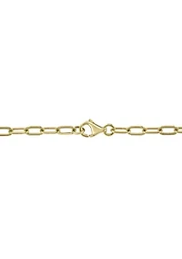 Freshwater Pearl Chain Necklace in 14K Yellow Gold