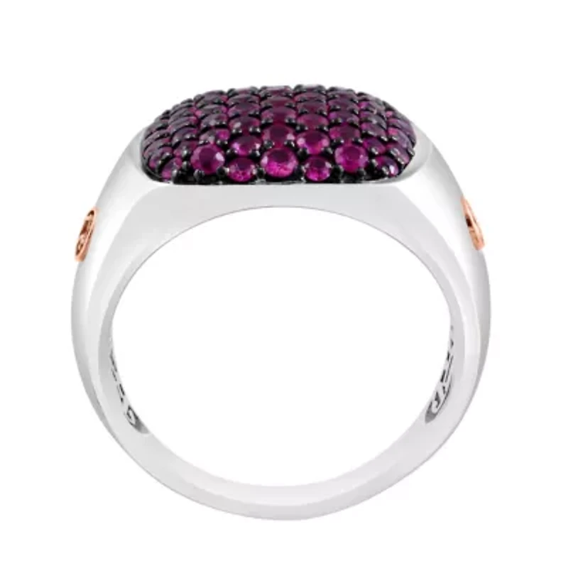 Ruby Ring in 18K Goldplated Sterling Silver