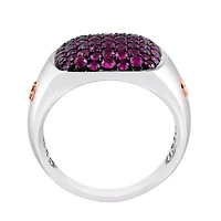 Ruby Ring in 18K Goldplated Sterling Silver