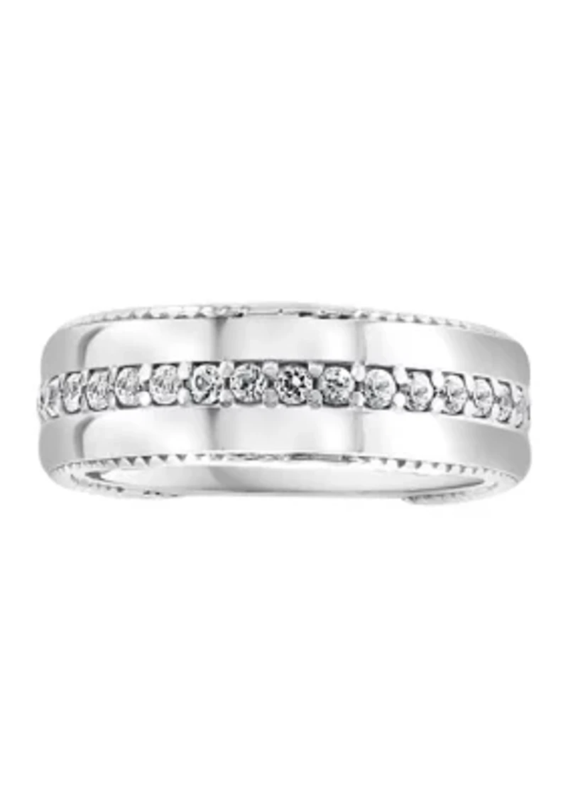 1 ct. t.w. White Sapphire Ring in Sterling Silver