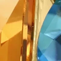 5 ct. t.w. Blue Topaz, Citrine, Peridot Ring in 14K Yellow Gold