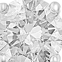 14K White Gold Diamond Earrings