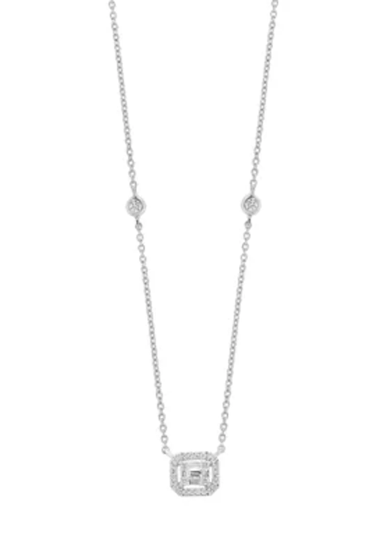 1/3 ct. t.w. Diamond Necklace in 18K White Gold 