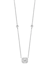 1/3 ct. t.w. Diamond Necklace in 18K White Gold 
