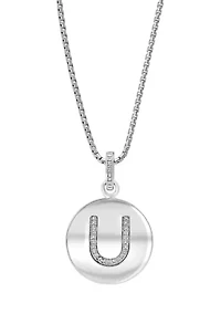 1/10 ct. t.w. Diamond Necklace in Sterling Silver 