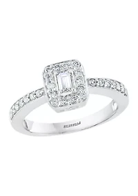 1/ ct. t.w. Diamond Ring in 14K White Gold