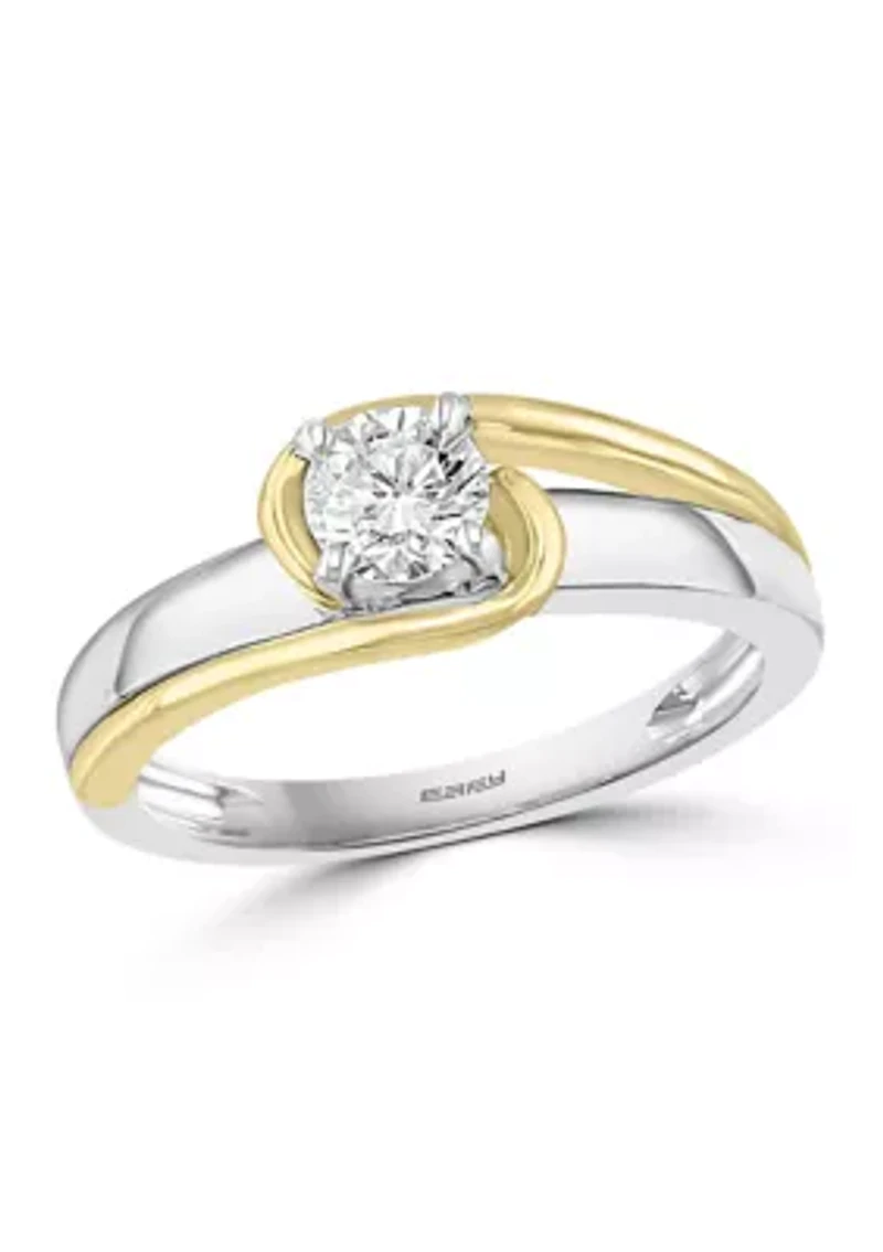 1/2 ct. t.w. Diamond Ring in 14K Two-Tone Gold 