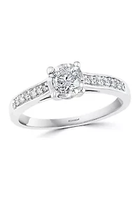 1/2 ct. t.w. Diamond Ring in 10K White Gold