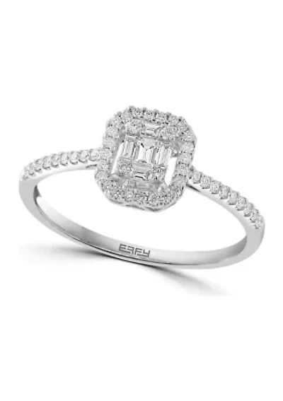 1/ ct. t.w. Diamond Ring in 18K White Gold