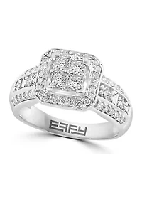 ct. t.w. Diamond Ring in 14K White Gold