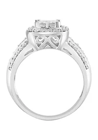 ct. t.w. Diamond Ring in 14K White Gold
