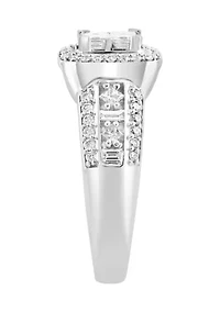 ct. t.w. Diamond Ring in 14K White Gold