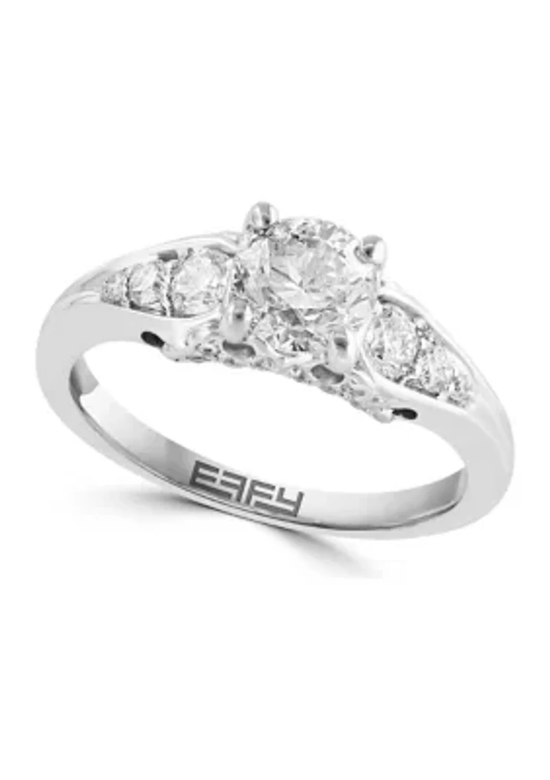1.39 ct. t.w. Diamond Ring in 14K White Gold