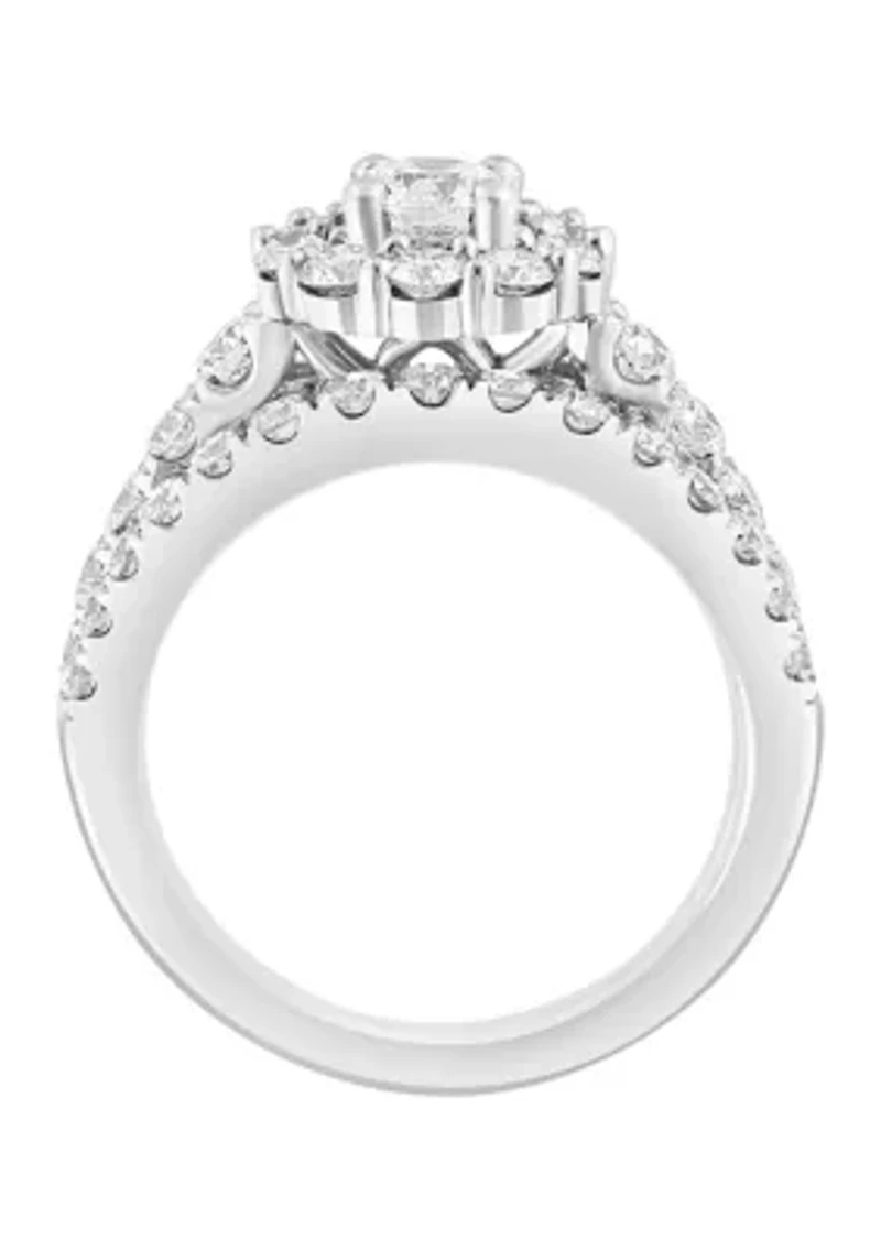 2.05 ct. t.w. Diamond Ring in 14K White Gold