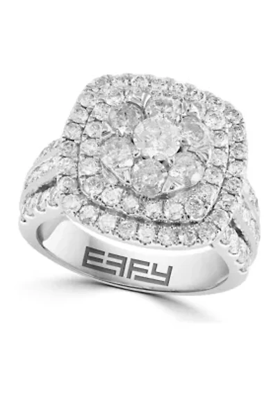 ct. t.w. Diamond Ring in 14K White Gold