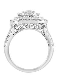 ct. t.w. Diamond Ring in 14K White Gold
