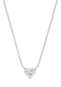 Lab Grown 1 ct. t.w. Diamond Pendant Necklace in 14K White Gold