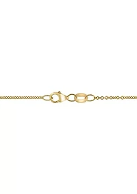 1/4 ct. t.w. Diamond Heart Pendant Necklace in 14K Yellow Gold